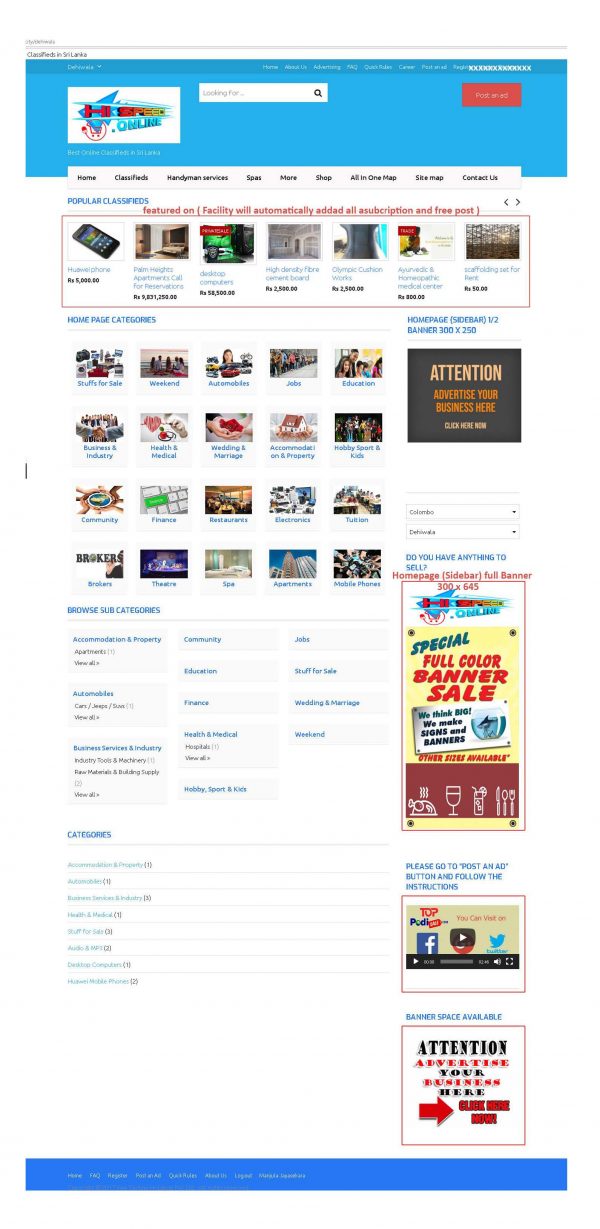 Homepage (Sidebar) full Banner