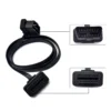 Newest OBD2 16Pin Male Plug Connector For ELM327 Extension Adapter OBD Cable OBDII ODB2 16 Pin OBD Adaptor Opening Female Cable - Image 2